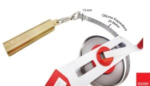 Ceta Form 29120 20 metre Marin Derinlik Metresi Paslanmaz Çelik Şerit