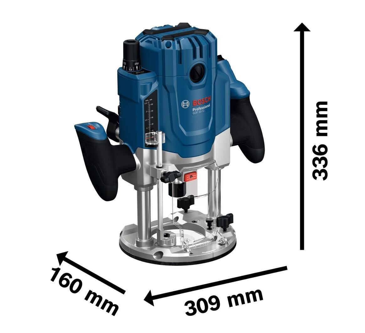 Bosch GOF 20-12 Freze Makinesi 2000 W 0601627220 | Bosch | Freze