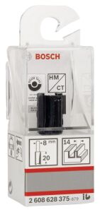 Bosch Standard W Çift Oluk Düz Freze 8x14x51mm 2608628375