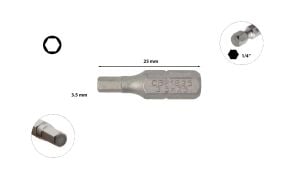 Ceta Form 3,5 x 25 mm Bits Allen (Alyan) Uç CB/1835