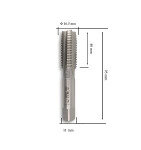 MTE UNC 3/4 x 10 Diş El Kılavuzu 3’lü HSS DIN 351