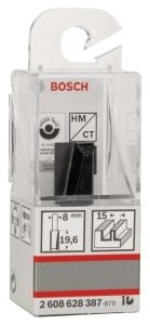 Bosch Standard W Çift Oluk Düz Freze 8x15x51mm 2608628387