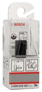 Bosch Standard W Çift Oluk Düz Freze 8x15x51mm 2608628387