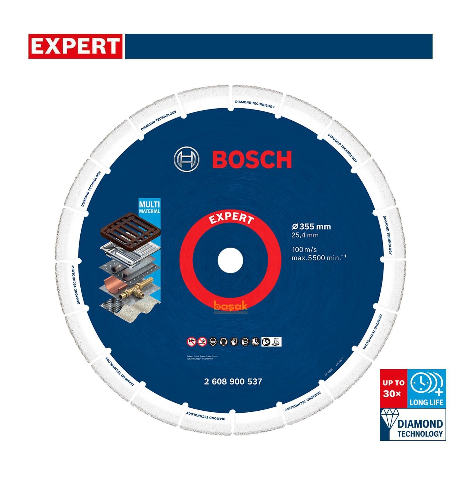 Bosch 355 mm DMW Elmas Metal Kesme Diski 2608900537 | Bosch