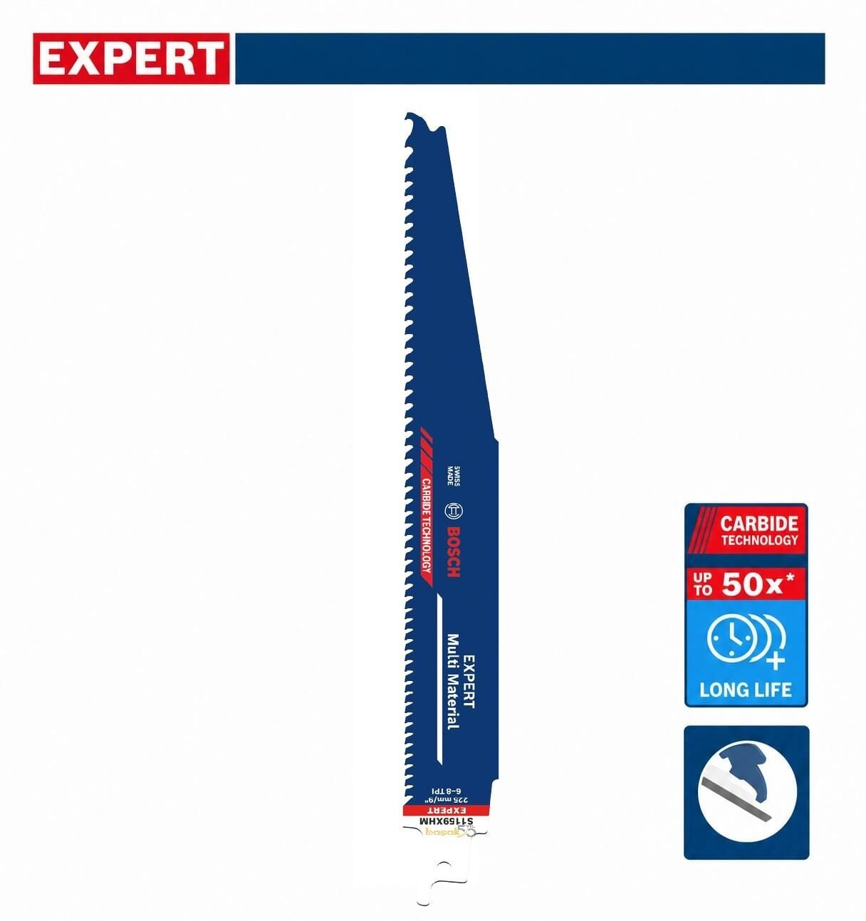 Bosch Expert S 1159 XHM İnşaat Malzemeleri İçin Panter Testere 1'li 2608902334