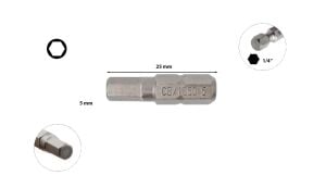 Ceta Form 5 x 25 mm Bits Allen (Alyan) Uç CB/1850
