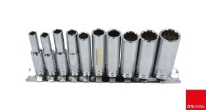 Ceta Form C04A-RB10 10 Parça 1/4” 12 Köşe (Yıldız) Lokma Anahtar Takımı - SAE