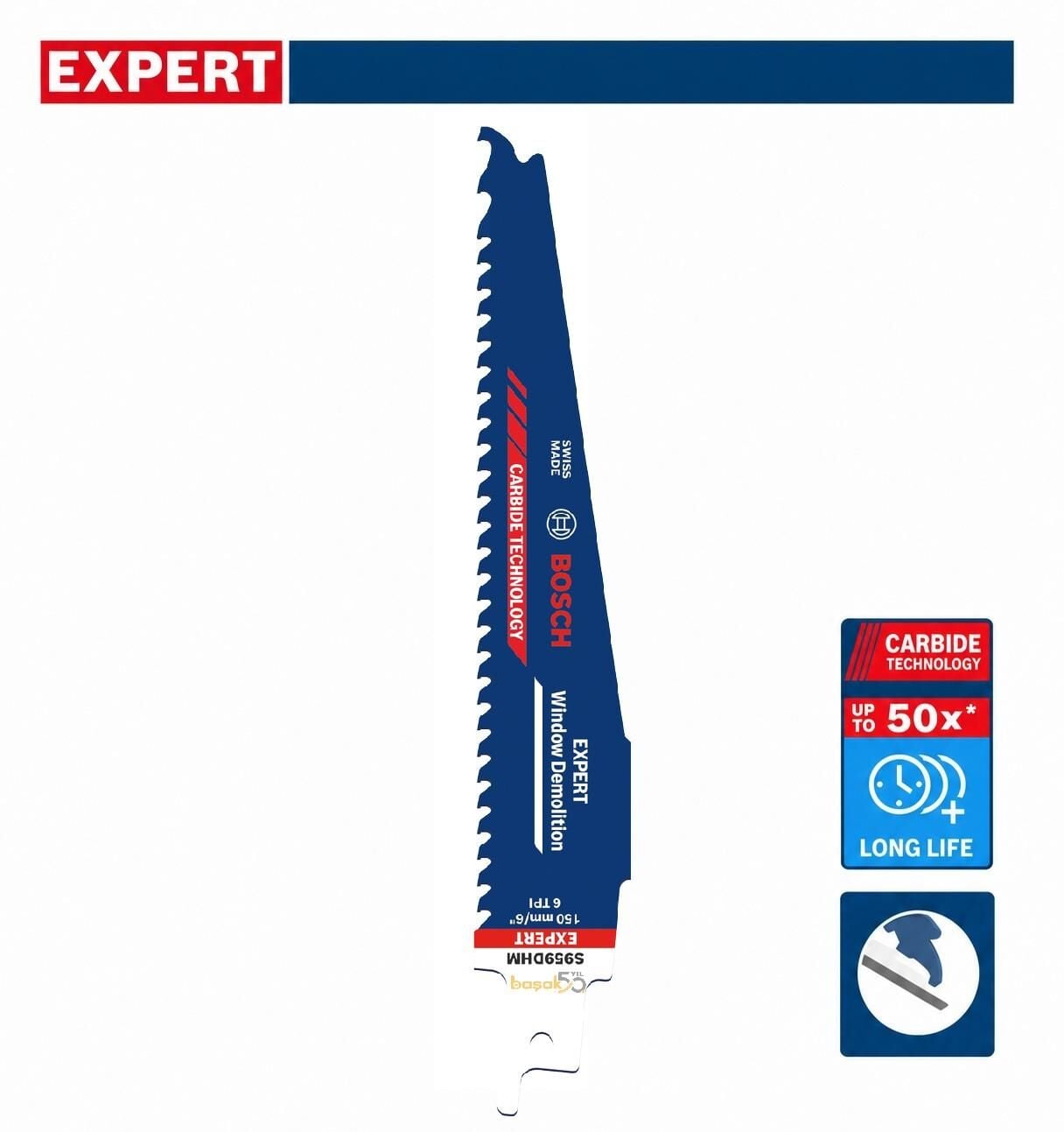 Bosch Expert S 959 DHM Pencere Sökümü İçin Panter Testere 1'li 2608902328