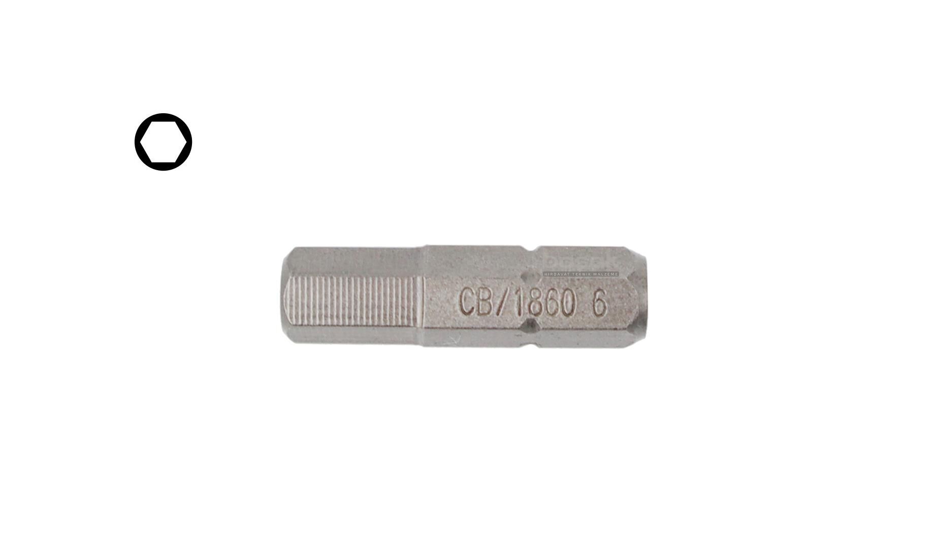 Ceta Form 6 x 25 mm Bits Allen (Alyan) Uç CB/1860