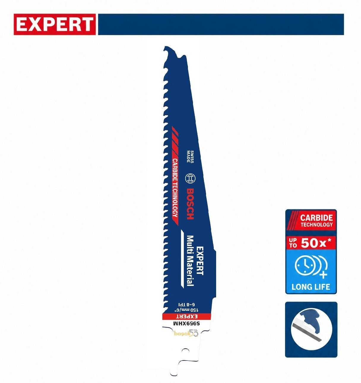 Bosch Expert S 959 XHM İnşaat Malzemeleri İçin Panter Testere 1'li 2608902332