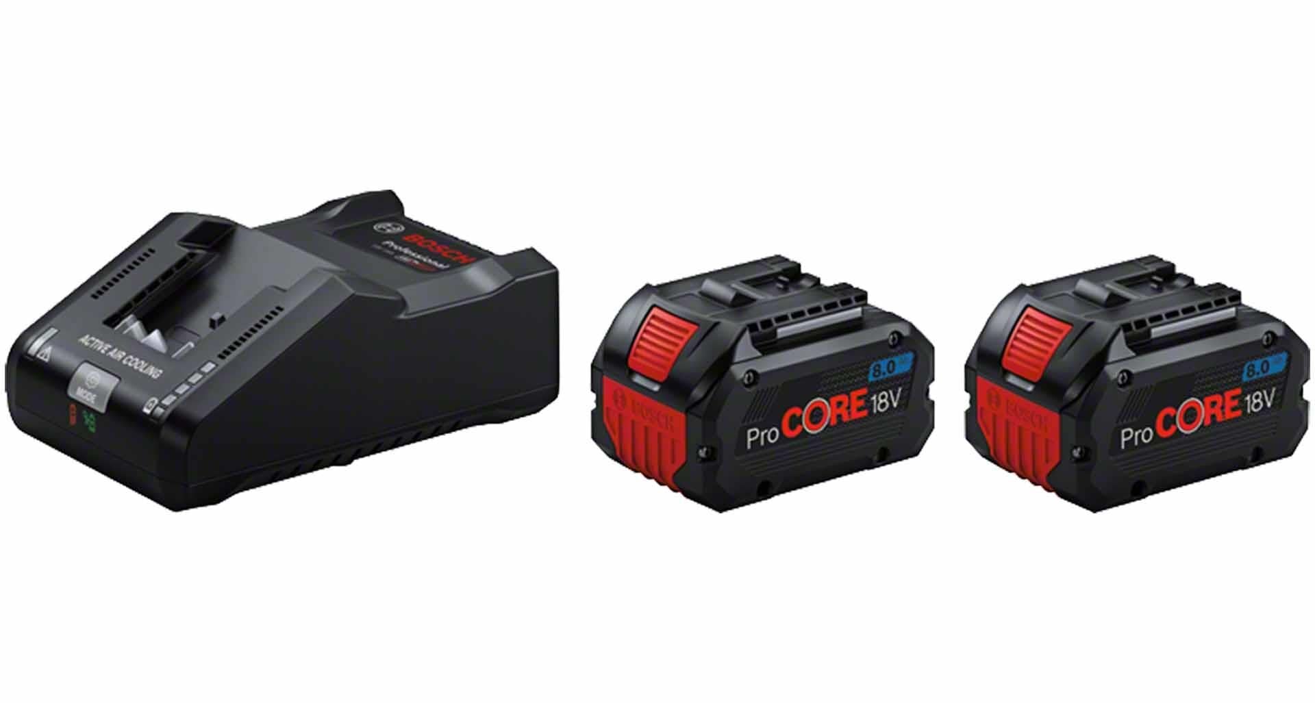 Bosch 2 Adet 8 Ah ProCORE 18V Akü ve GAL18V-160 Şarj Aleti Seti 1600A02T5P