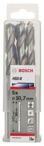 Bosch HSS-G 10,7x142 mm Metal Matkap Ucu 5'li Paket 2608585527