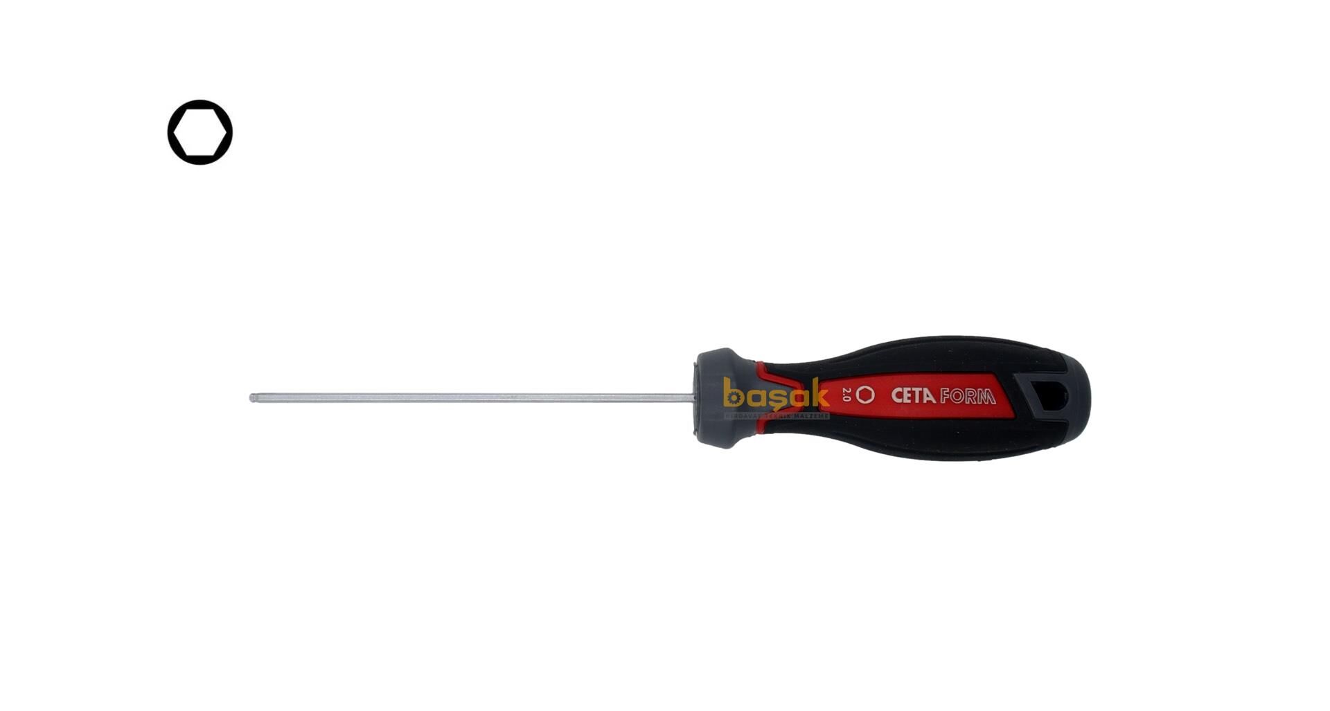 Ceta Form 2 mm Topbaşlı Allen Uçlu Tornavida F23-020-100
