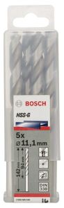 Bosch HSS-G 11,1x142 mm Metal Matkap Ucu 5'li Paket 2608585530