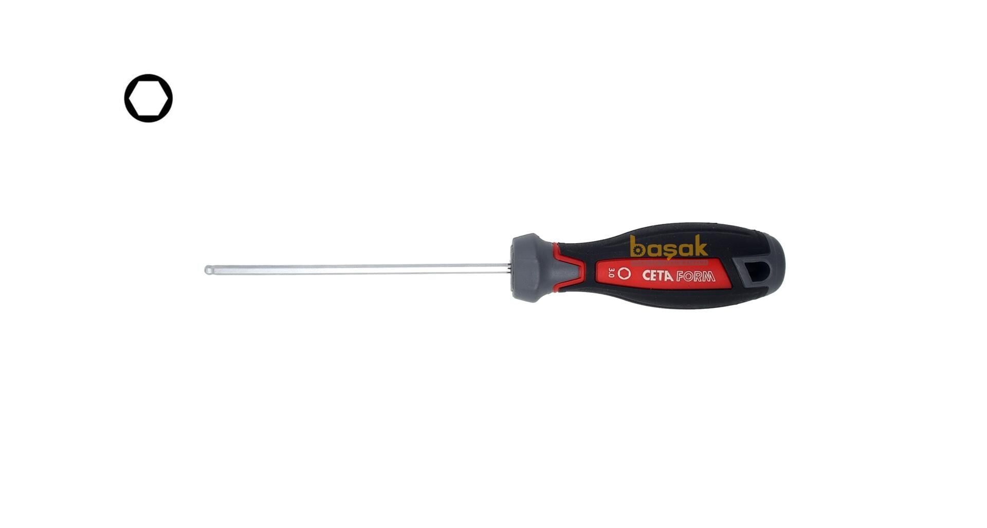 Ceta Form 3 mm Topbaşlı Allen Uçlu Tornavida F23-030-100