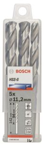 Bosch HSS-G 11,2x142 mm Metal Matkap Ucu 5'li Paket 2608585531