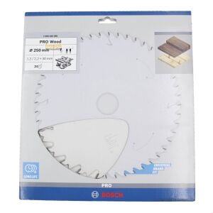 Bosch Pro 250x30 mm 24 Diş Ahşap Daire Testere Bıçağı 2608640680
