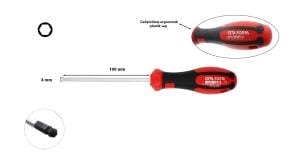 Ceta Form 4 mm Topbaşlı Allen Uçlu Tornavida F23-040-100