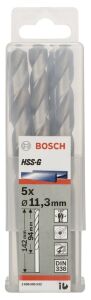 Bosch HSS-G 11,3x142 mm Metal Matkap Ucu 5'li Paket 2608585532