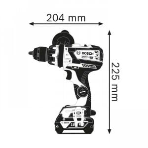 Bosch GSB 18V-110 C Tek Akülü Darbeli Matkap 8 Amper L-Boxx Çantalı