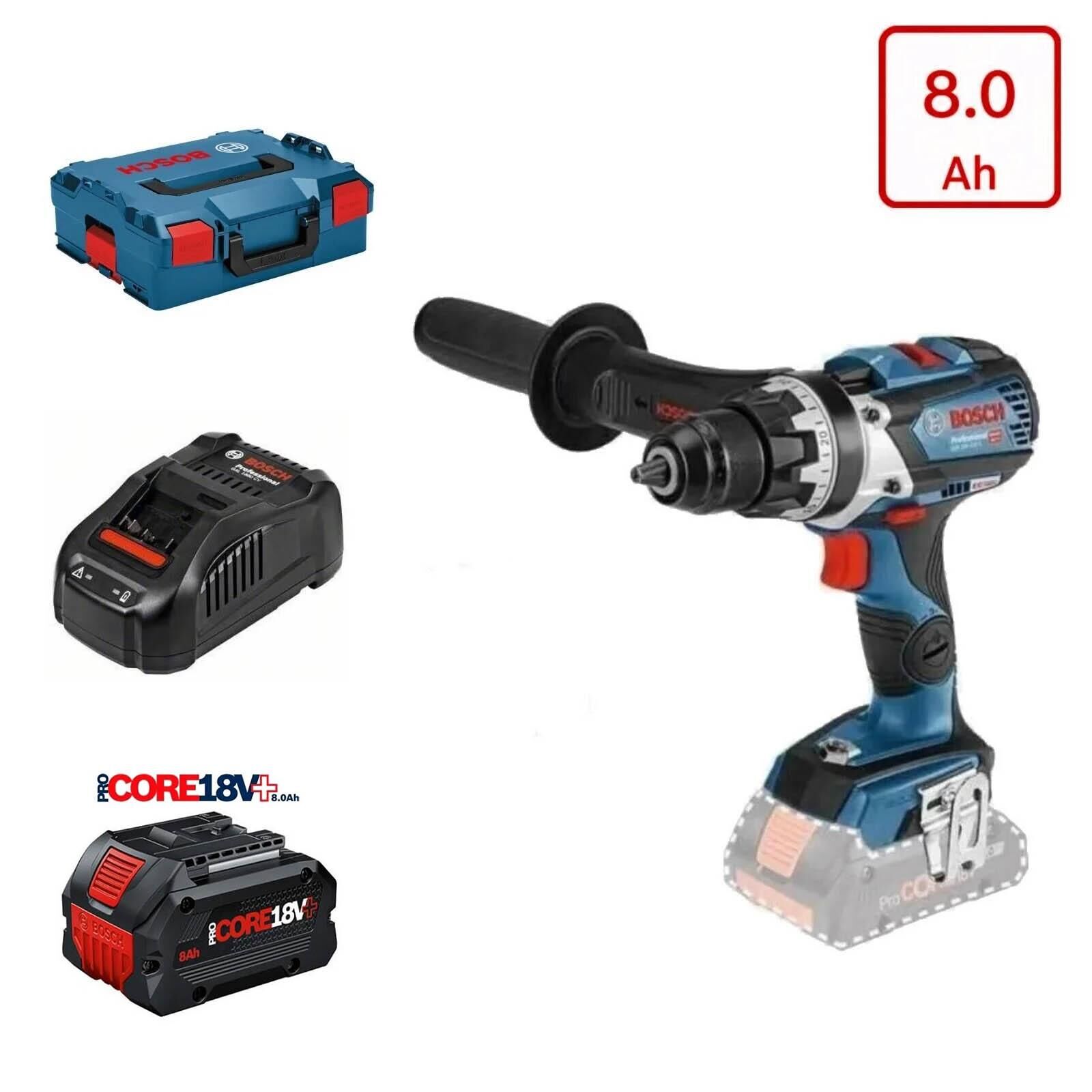 Bosch GSB 18V-110 C Tek Akülü Darbeli Matkap 8 Amper L-Boxx Çantalı