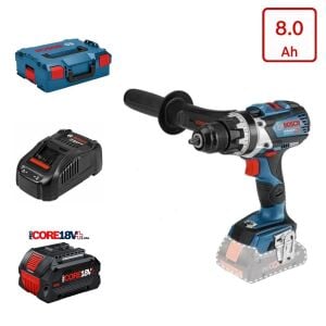 Bosch GSB 18V-110 C Tek Akülü Darbeli Matkap 8 Amper L-Boxx Çantalı