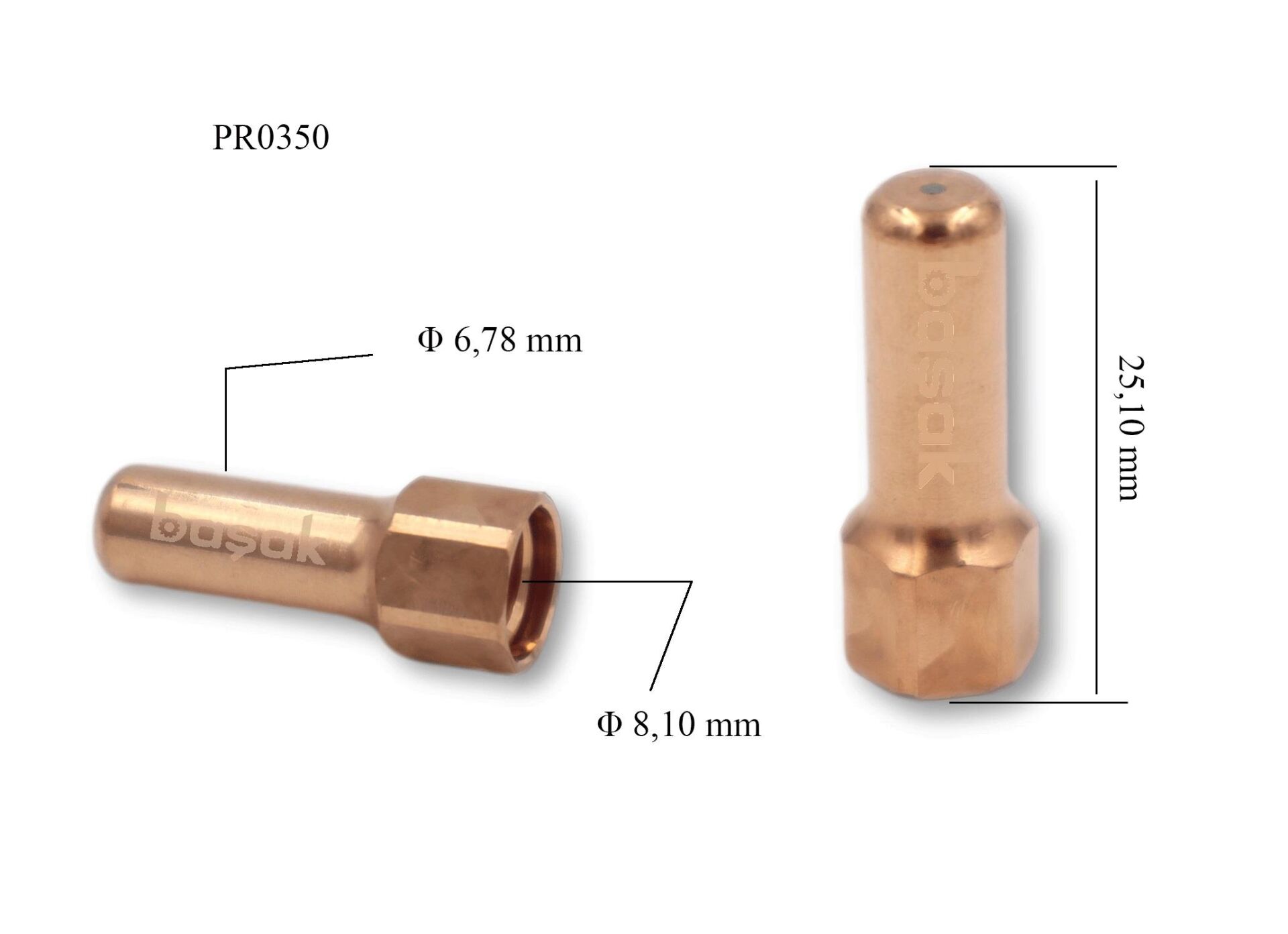 PR0350 PT 100 Plazma Kesim Elektrot 52556 Trafimet