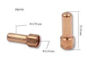 PR0350 PT 100 Plazma Kesim Elektrot 52556 Trafimet