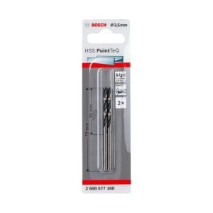 Bosch HSS PointeQ 3,5 mm 2'li Metal Matkap Ucu 2608577160