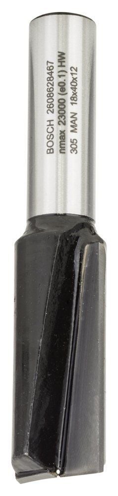 Bosch Standard W ÇiftOluk Düz Freze 12*18*81mm 2608628467