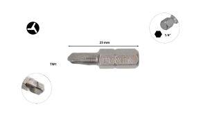 Ceta Form TRI-WING TW 1 x 25 mm Bits Uç CB/871