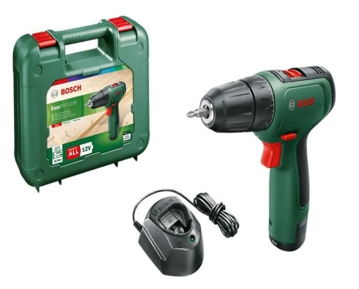 Bosch EasyDrill 1200 + GAL 1210 CV (Tek Akü, 1x1,5 Ah) 06039D3006