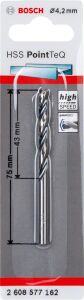Bosch HSS PointeQ 4,2 mm 1'li Metal Matkap Ucu 2608577162