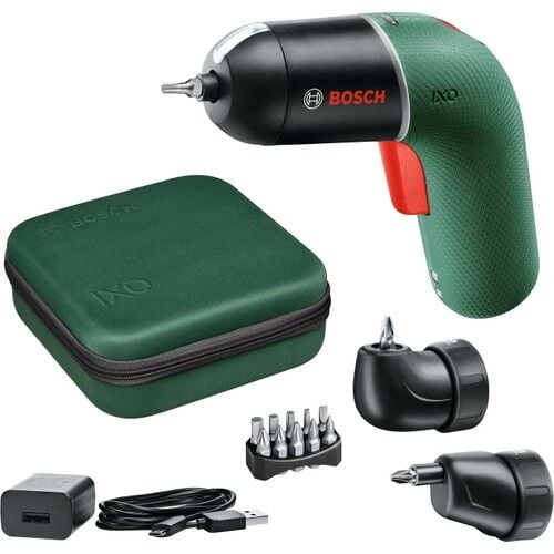 Bosch Ixo 6 Li-Ion Akülü Vidalama Setli (Köşe+Eksantrik Adaptör) 06039C7102