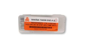 MTE W 3/16 Normal Vidalı El Kılavuzu 3’lü HSS DIN 351