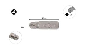 Ceta Form TRI-WING TW 5 x 25 mm Bits Uç CB/875