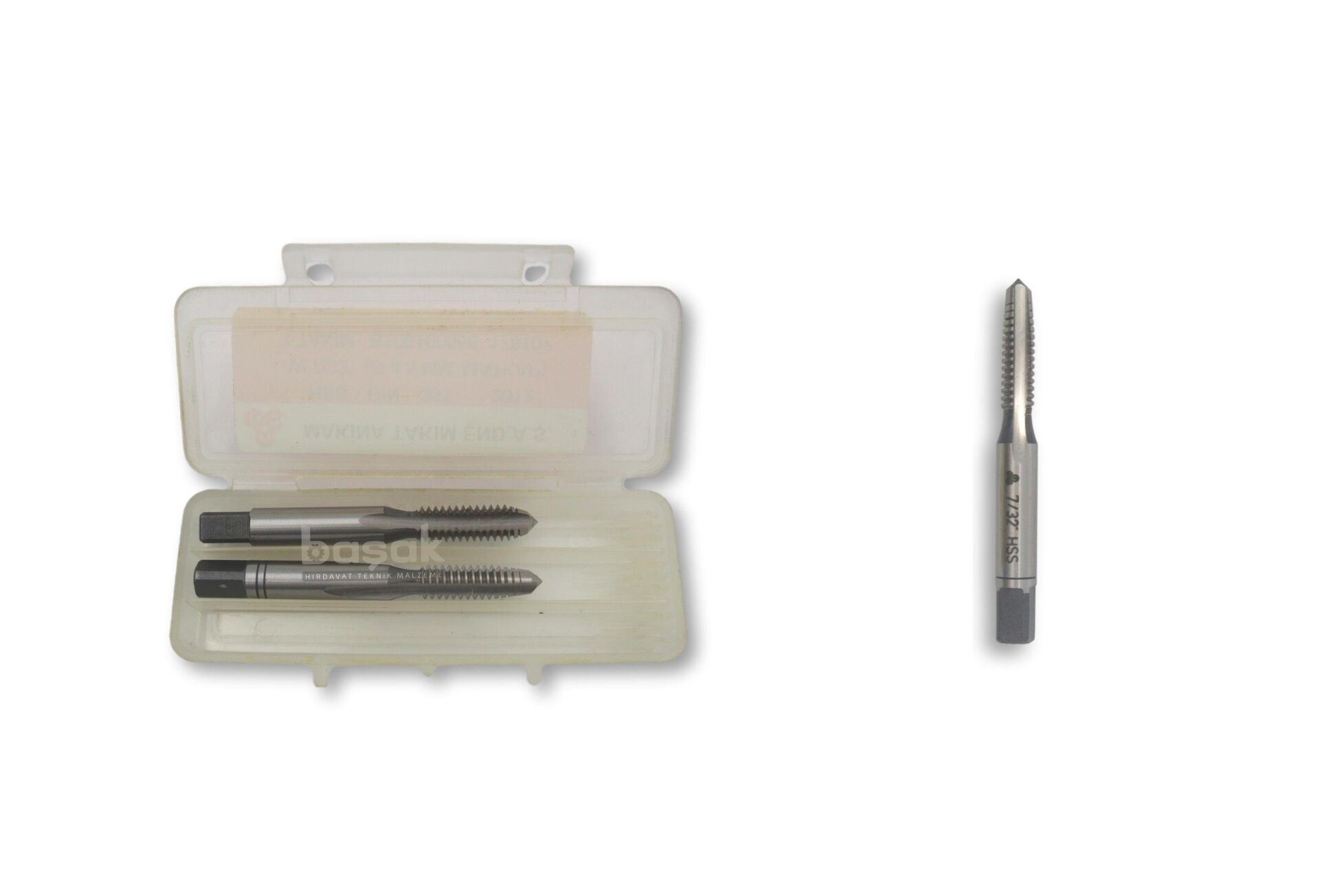 MTE W 7/32 Normal Vidalı El Kılavuzu 3’lü HSS DIN 351