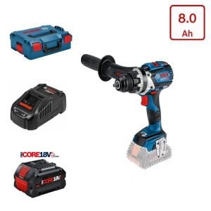 Bosch GSR 18V-110 C Tek Akülü Vidalama 8 Amper L-Boxx Çantalı
