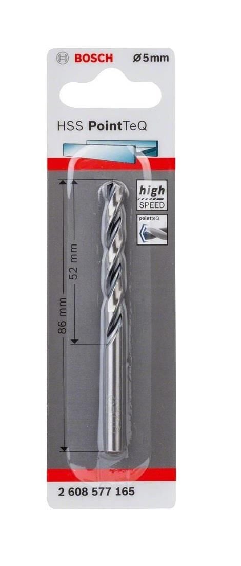 Bosch HSS PointeQ 5 mm 1'li Metal Matkap Ucu 2608577165