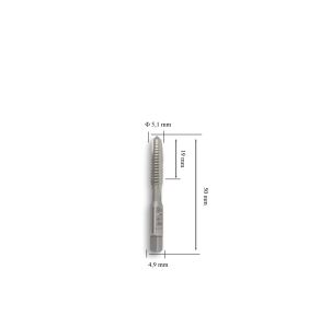 MTE W 1/4 Normal Vidalı El Kılavuzu 3’lü HSS DIN 351