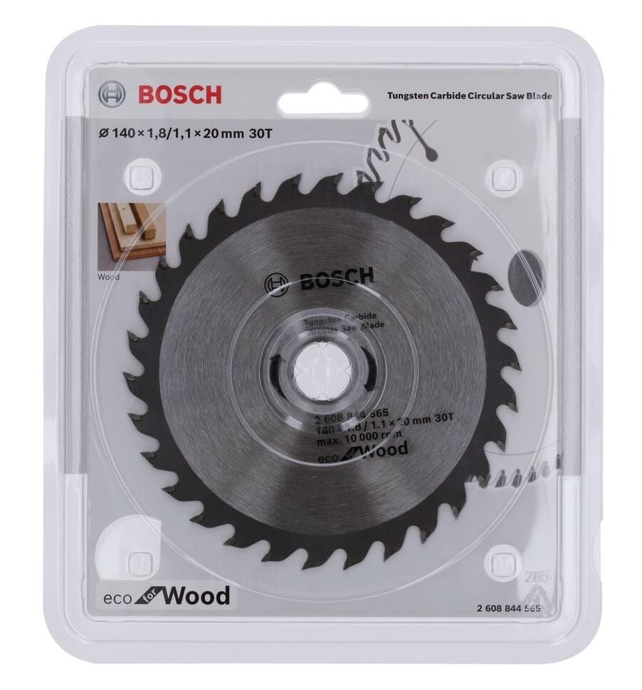 Bosch 140*20 mm 30 Diş Akülü Makineler için Ahşap Testere Bıçağı 2608844565