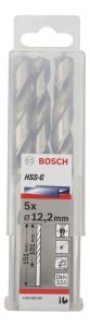Bosch HSS-G 12,2 mm 5'li Taşlanmış Metal Matkap Ucu 2608585539