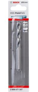 Bosch HSS 6 mm 1'li PointeQ Metal Matkap Ucu 2608577167
