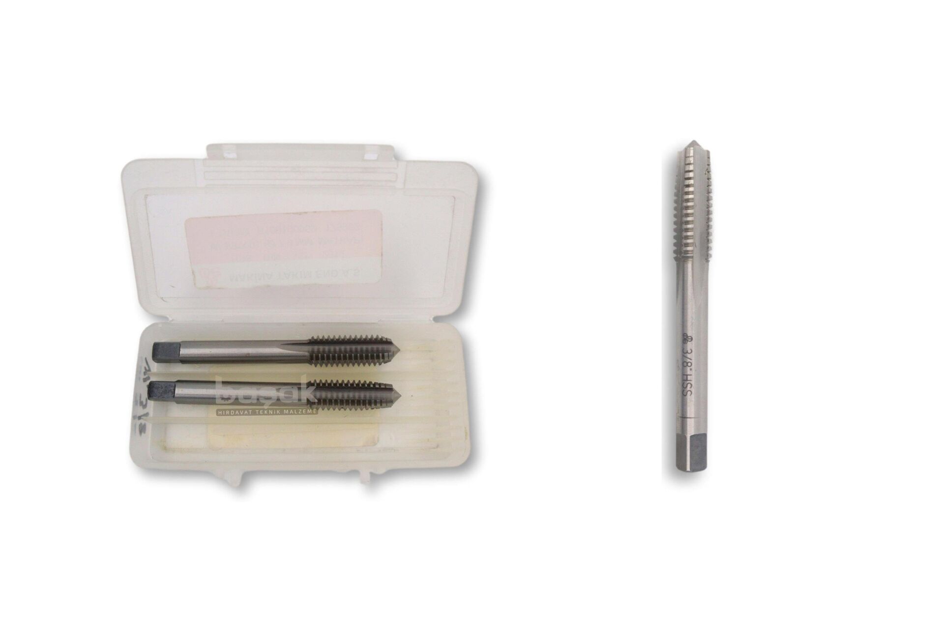 MTE W 3/8 Normal Vidalı El Kılavuzu 3’lü HSS DIN 351