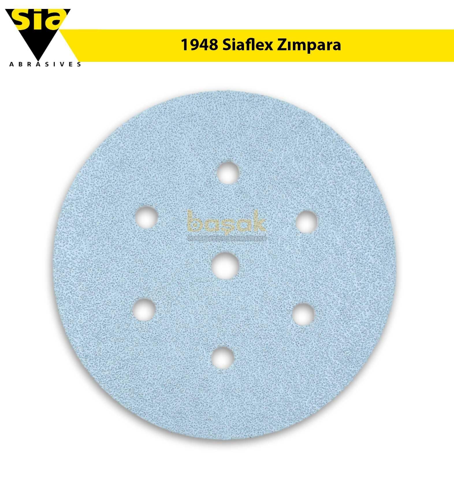 Sia 1948 Siaflex 150 mm 40 Kum 7 Delikli Zımpara Kağıdı 50'li