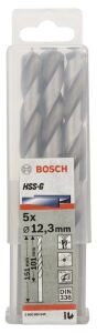Bosch HSS-G 12,3x151 mm Metal Matkap Ucu 5'li Paket 2608585540