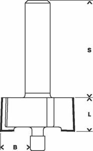 Bosch W Lamba Açma Freze Ucu 8x31,8x54 mm 2608628350