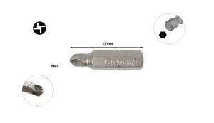 Ceta Form Torq-Set Uçlu No 3 x 25 mm Bits CB/863