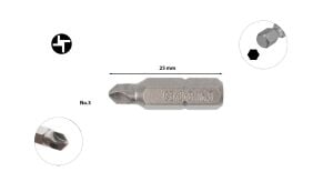 Ceta Form Torq-Set Uçlu No 3 x 25 mm Bits CB/863
