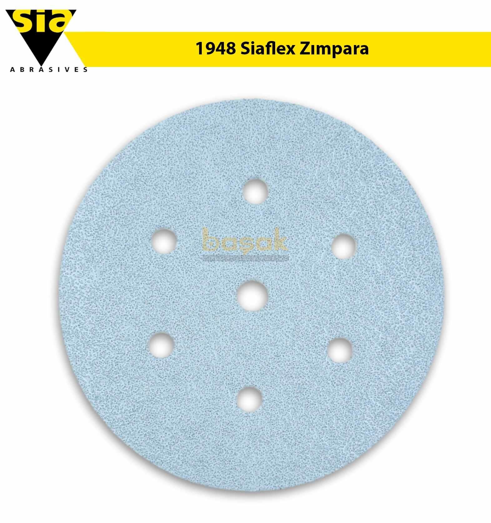 Sia 1948 Siaflex 150 mm 60 Kum 7 Delikli Zımpara Kağıdı 50'li